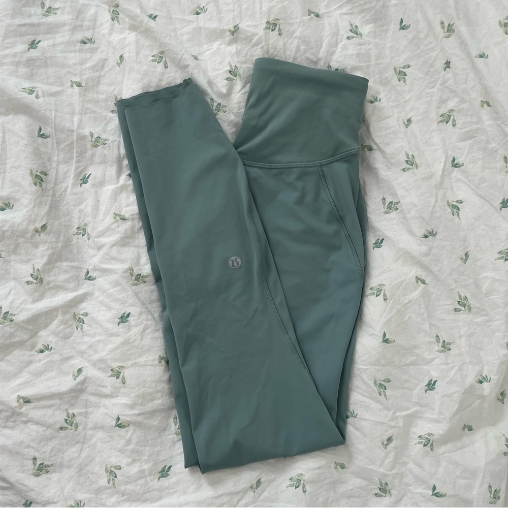 ‼️SOLD‼️ LULU LEMON - Turquoise Mid-Waist Workout Leggings